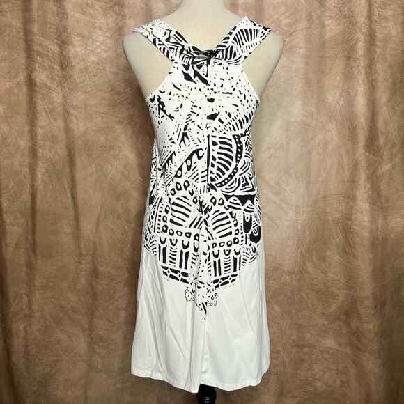 Save the Queen Sun Midi Shift Dress Cowgirl Horse Pop Art Sleeveless Stretch Y2K - Picture 2 of 10